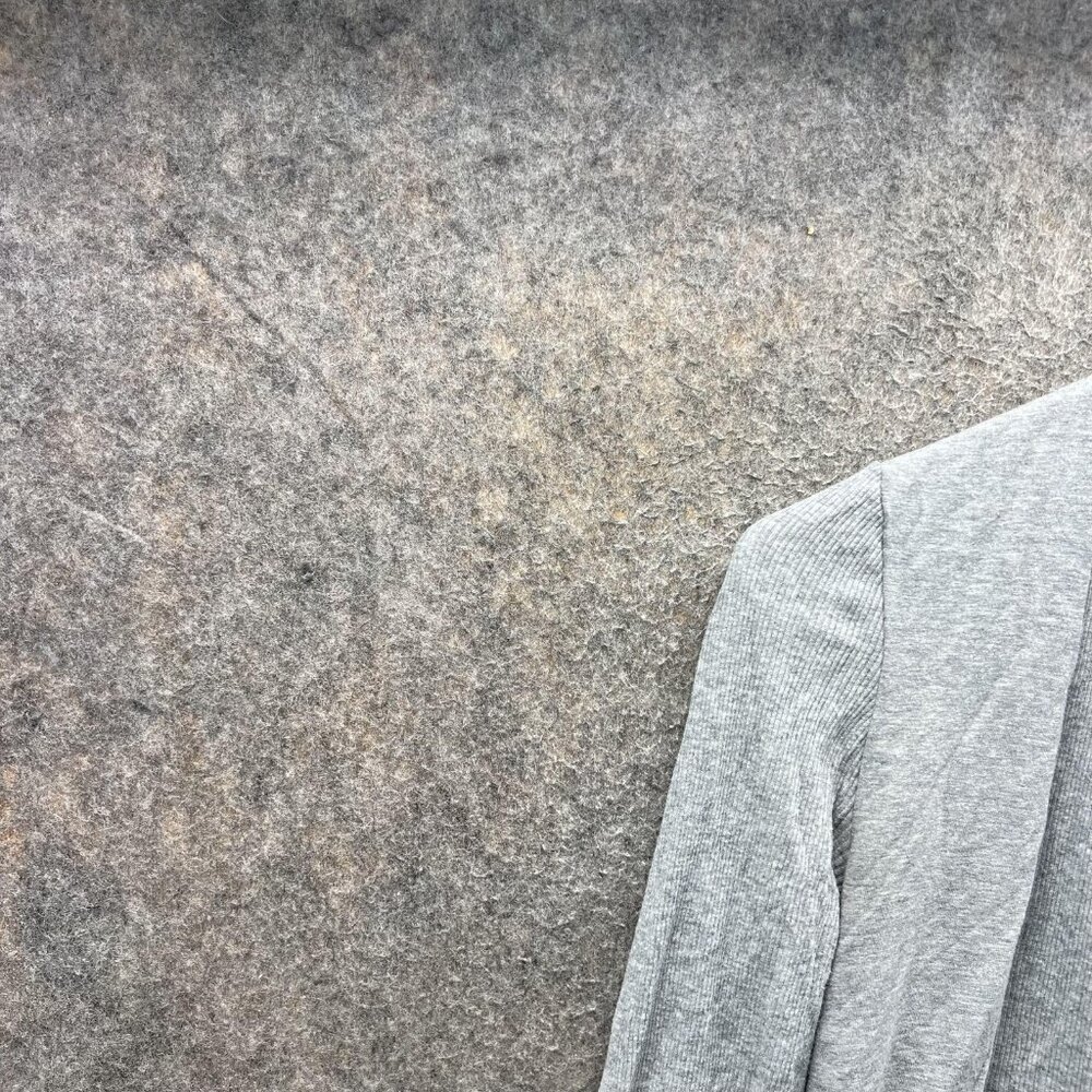 Fabletics Jacket Womens Small Gray Open Front Lig… - image 8